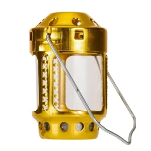 Lanterne bougie dorée
