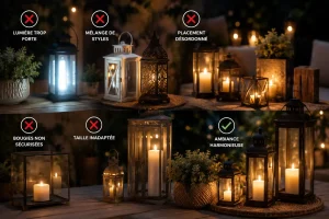 Lire la suite à propos de l’article Les erreurs à éviter quand on utilise des lanternes en décoration pour un effet lumineux réussi