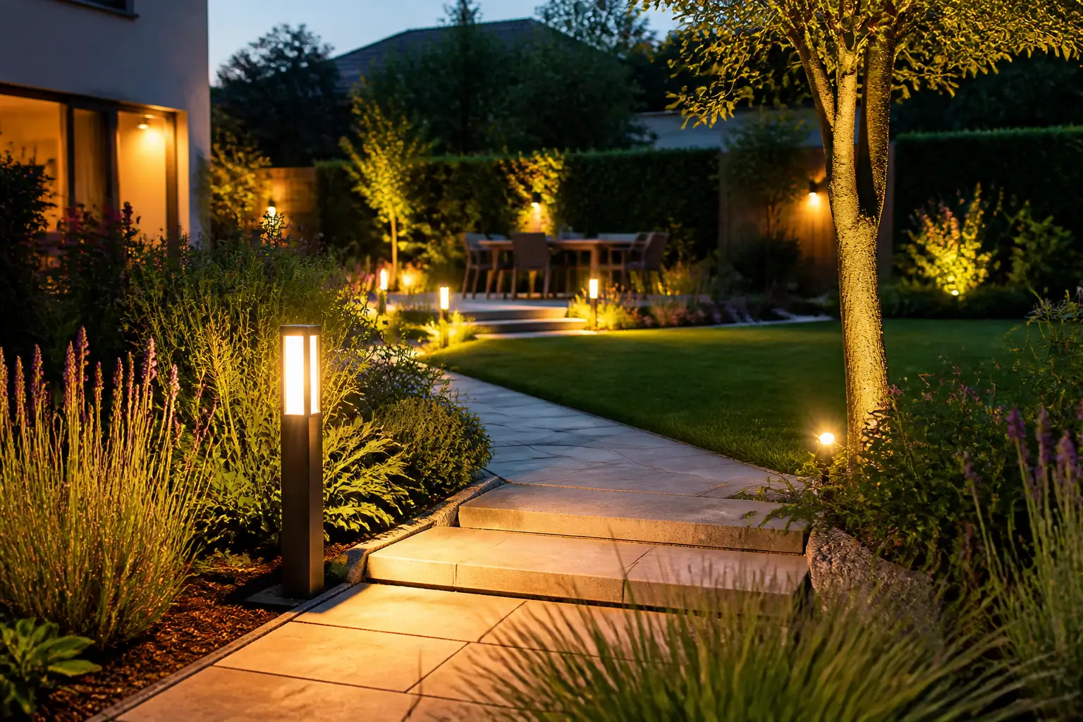You are currently viewing Éclairage extérieur : illuminez votre jardin avec style et sécurité