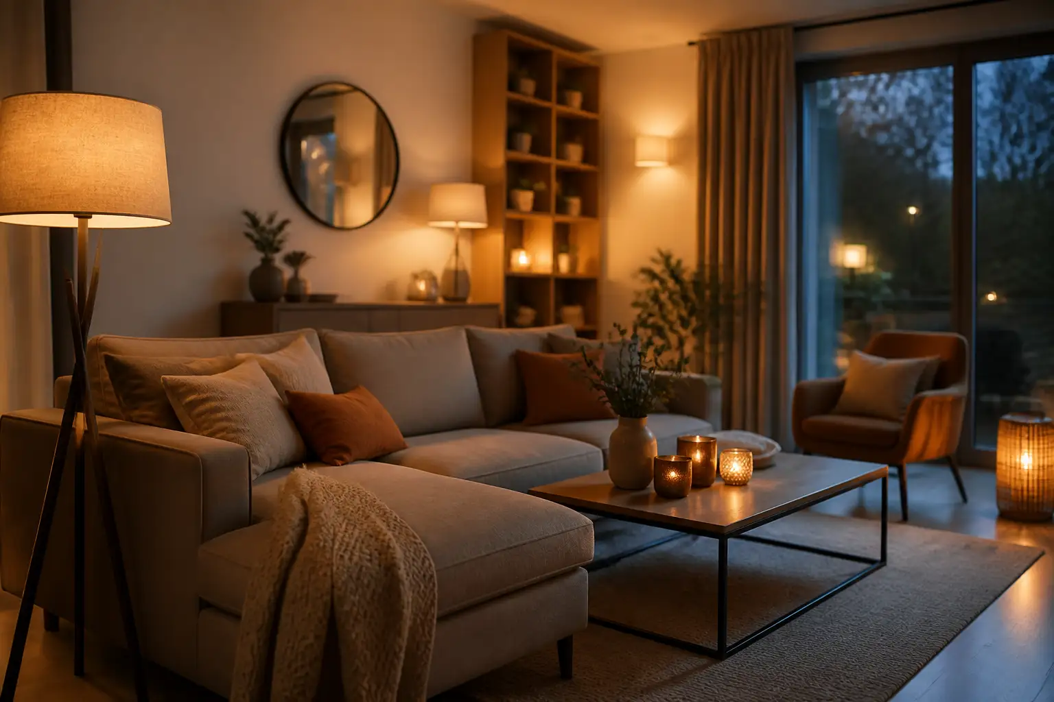 You are currently viewing Créer une atmosphère chaleureuse avec la lumière d&rsquo;ambiance dans votre intérieur