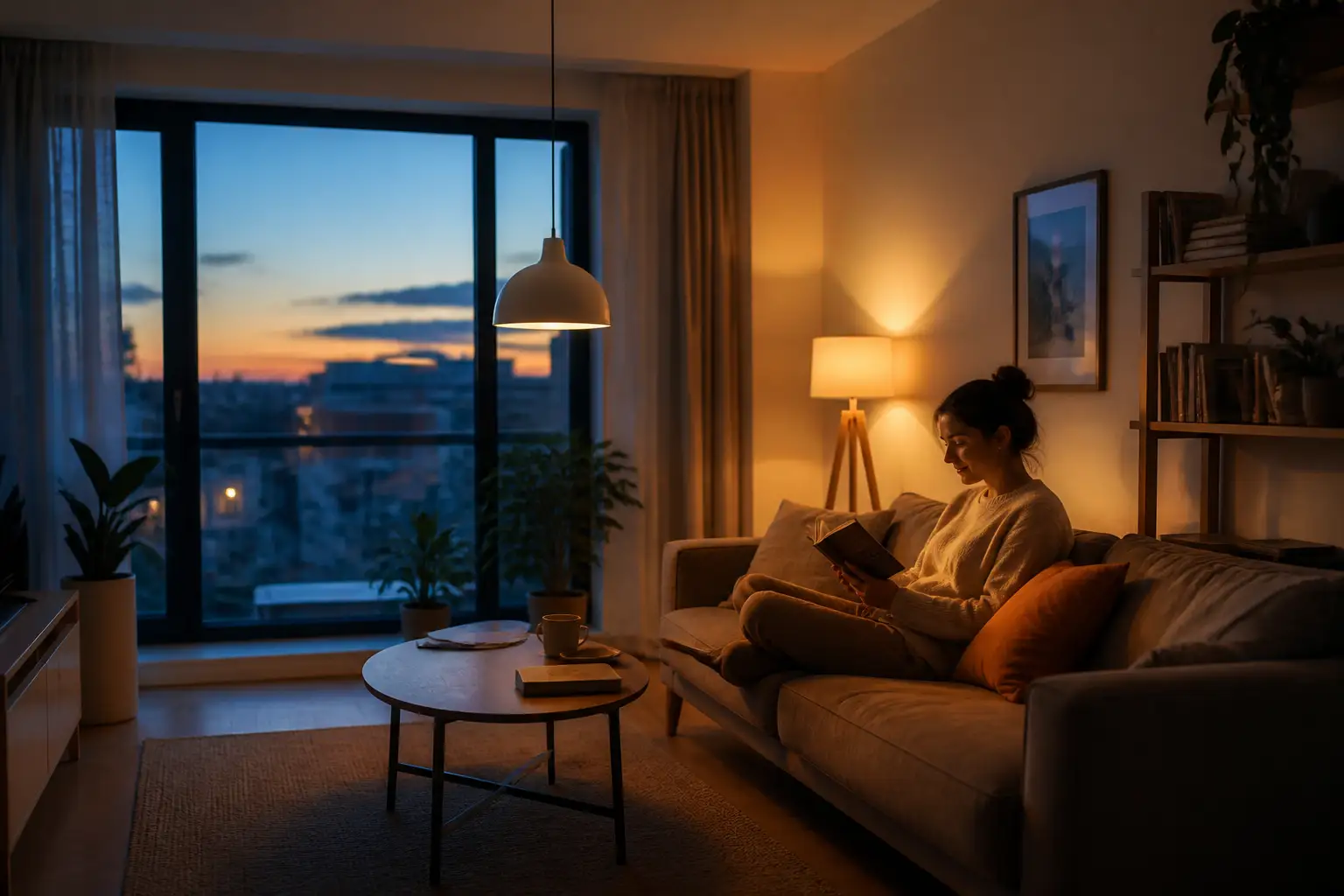 Vous consultez actuellement Adapter l&rsquo;éclairage au moment de la journée pour un confort optimal dans votre intérieur